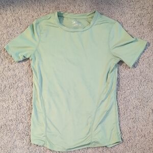 Zengjo (An Amazon Brand) Light Green Women's Short Sleeve Tee
